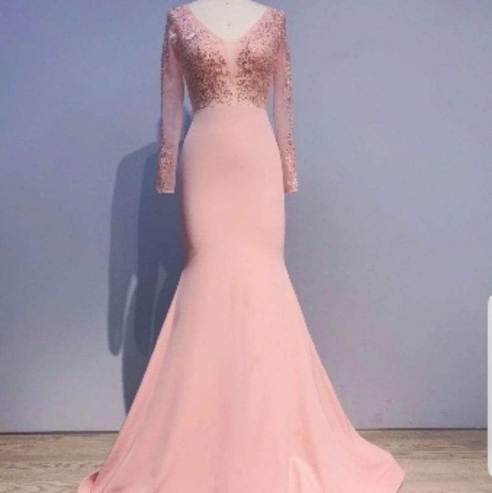 ❤SALE Long sleeve prom evening gown party pageant dress